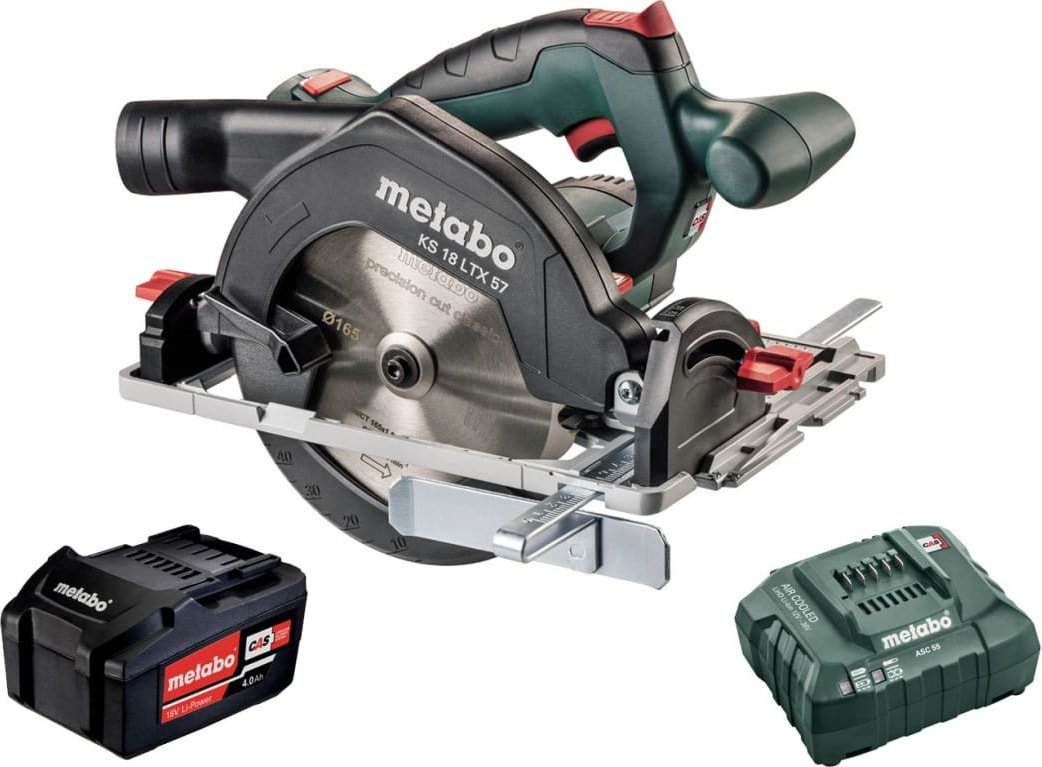 

Дисковая (циркулярная) пила Metabo KS 18 LTX 57 Т03480 (с 1-м АКБ 4 Ah)