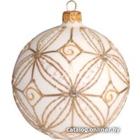 Елочная игрушка Орбитал Шар Д-276 200-058-2 (8см, молочный)