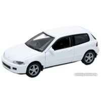 Легковой автомобиль Welly Backhonda Civic EG6 43813W (белый)
