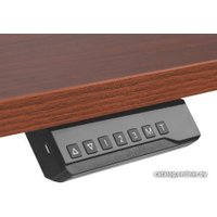Стол для работы стоя ErgoSmart Electric Desk 1360x800x36 мм (альпийский белый/черный)