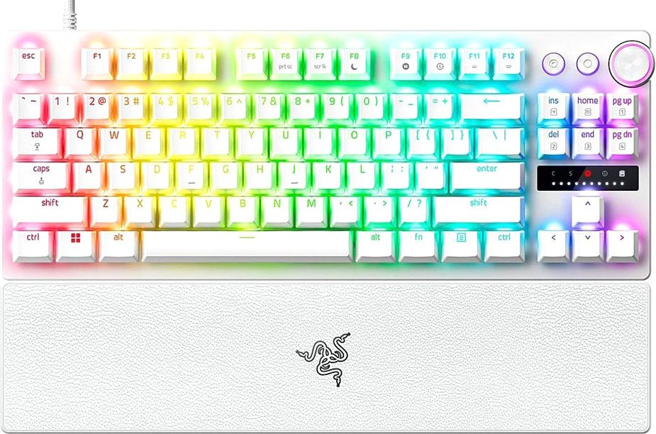 Клавиатура Razer Huntsman V3 Pro TKL (белый, нет кириллицы)
