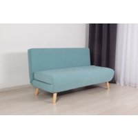 Диван DiArt Элли 1400 (велюр Selfie aquamarine/ножки светлые)