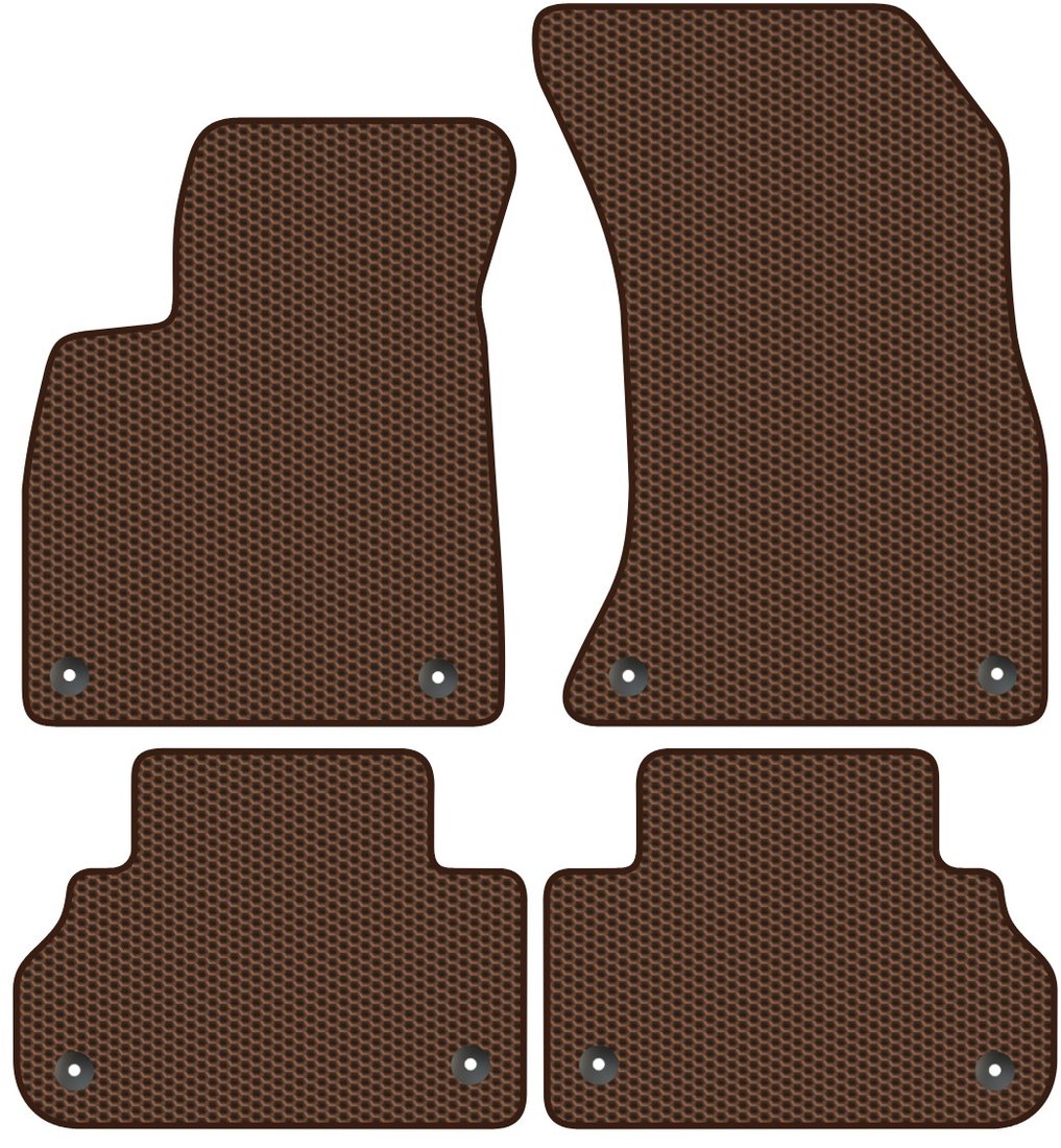 

Комплект ковриков для авто Alicosta Audi Q5 II (suv / FY) 2016 - Н.В. (коричневый, сота)