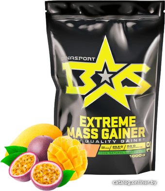 Протеин сывороточный (концентрат) Binasport Extreme Mass Gainer (1000г, манго/маракуйя)