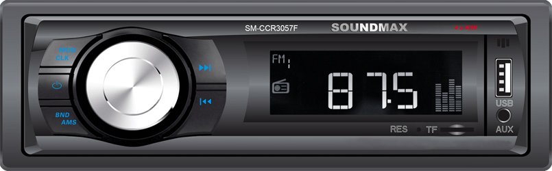

USB-магнитола Soundmax SM-CCR3057F