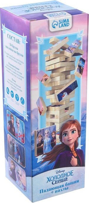 

Настольная игра Лас Играс Падающая башня. Холодное сердце 7338667