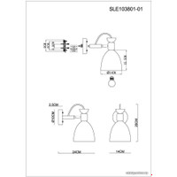 Бра Evoluce SLE103801-01