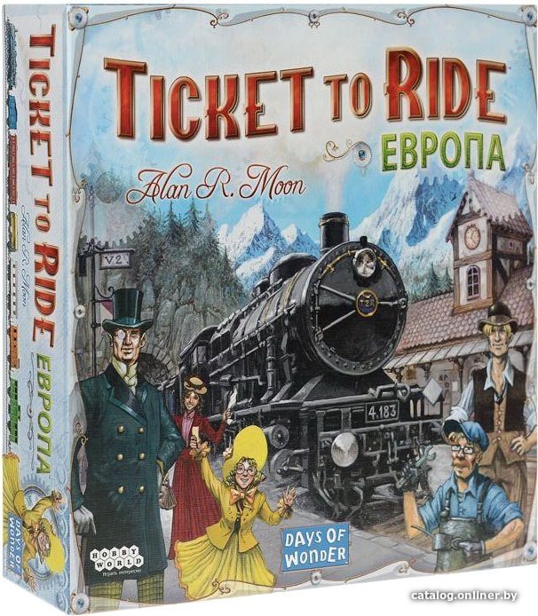 Настольная игра Мир Хобби Ticket to Ride: Европа