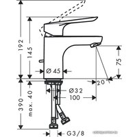 Смеситель Hansgrohe Logis E 70 71160000