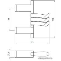 Крючок для ванны Novaservis Novatorre 2 6281.0