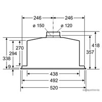 Кухонная вытяжка Bosch DHL575C