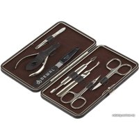 Набор для маникюра и педикюра Dewal 905BROWN (коричневый)