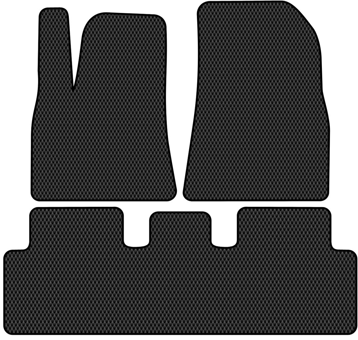 

Комплект ковриков для авто Alicosta Tesla Model 3 I (седан / Электро) 2023 - Н.В. (черный, ромб)