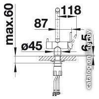 Смеситель Blanco Fontas II Silgranit (черный матовый)