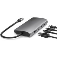 Док-станция Satechi USB-C Multiport Adapter 8K With Ethernet V3 ST-P8KEM (серый)