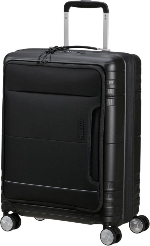 

Чемодан-спиннер American Tourister Hello Cabin Onyx Black 55 см (39/45 л)