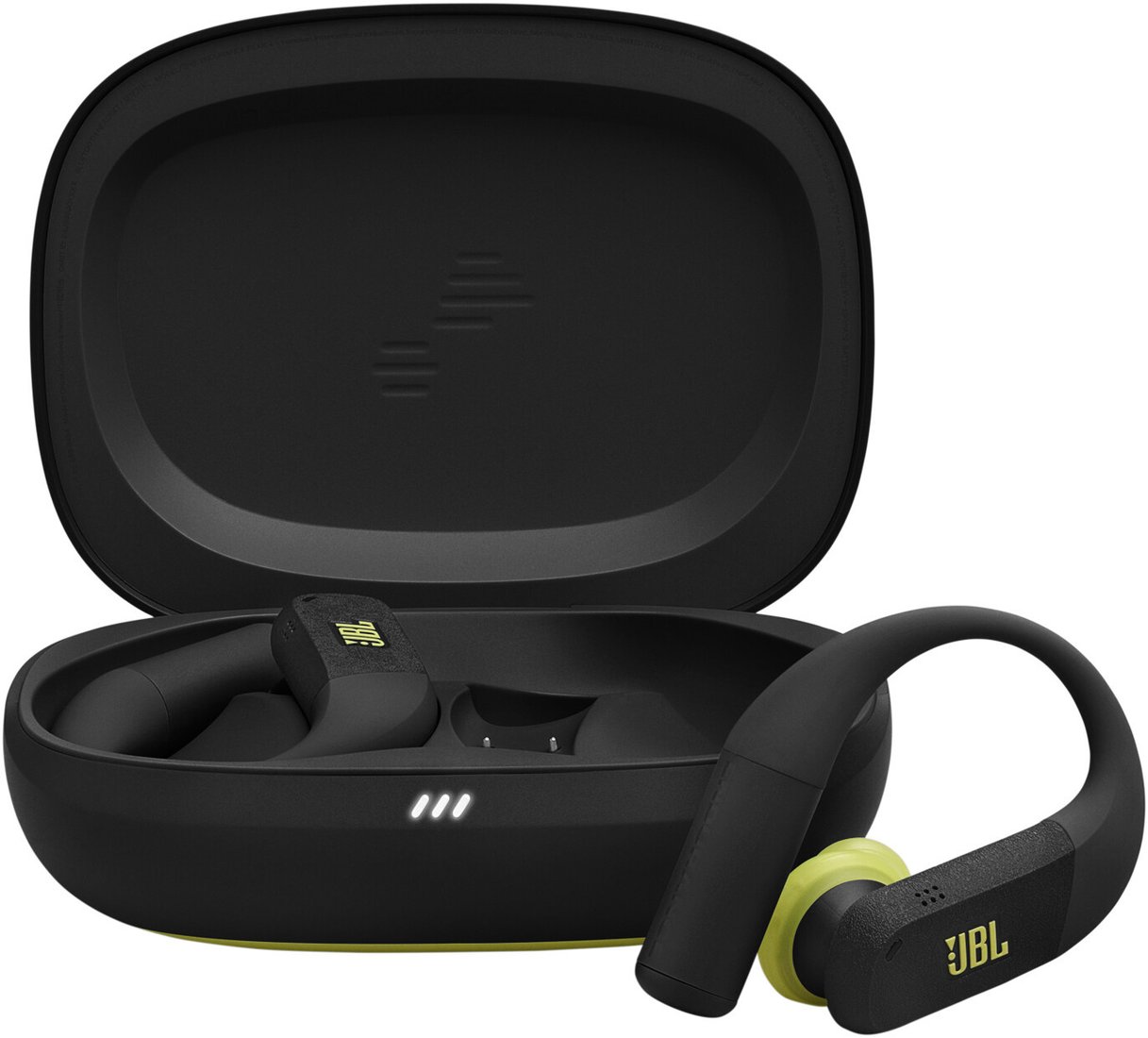 Наушники JBL Endurance Peak 4 (черный/лаймовый)