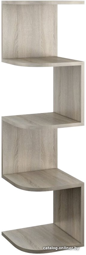 Полка Bon Mebel Снейк 1 (дуб сонома)