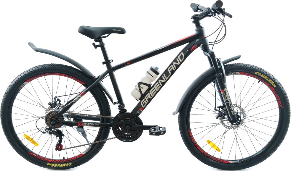 

Велосипед Greenland Genesis 26 р.14 2025 (черный/красный)