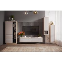 Шкаф распашной Аквилон Рэя №8 (туя светлый/кашемир)