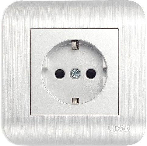 

Розетка Luxar Deco 10.025.03 (серебристый)