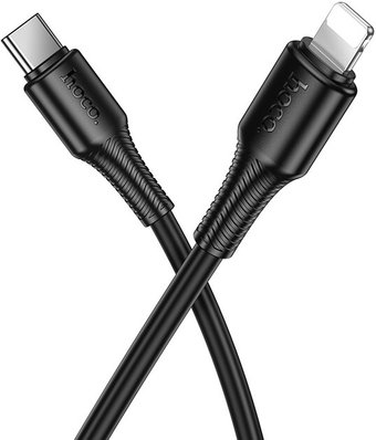 Кабель Hoco X120 USB Type-C - Lightning (1 м, черный)