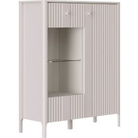 Шкаф-витрина Black Red White Dalia REG1W1D с подсветкой (персидский жемчуг)