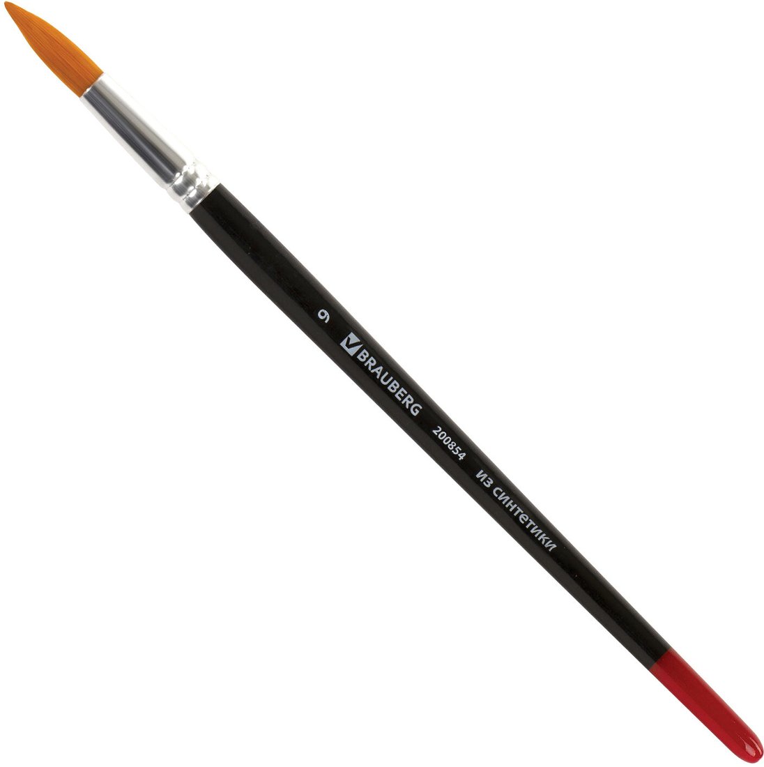 

Кисть для рисования BRAUBERG №9 200854 (круглая)