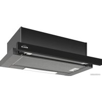 Кухонная вытяжка Elikor Slide 50П-1000 227274 (черный/стекло черное)