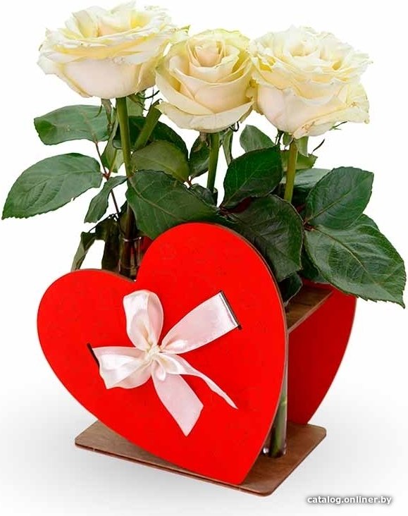 Ваза Eco-Wood-Art Vase Heart