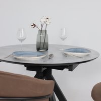 Стул с подлокотниками Алвест AV 433 (шоколадный бархат Confetti chocolate/черный)