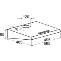 Кухонная вытяжка MAUNFELD MPA 60 (коричневый)