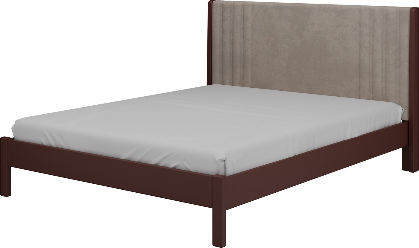 

Кровать Bravo Мебель Нортан 180х200 (орех/светло-серый)