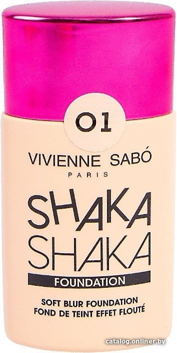 Тональный крем Vivienne Sabo Shaka Shaka с натуральным блюр-эффект (тон 01 светло-бежевый)