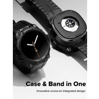 Ремешок Ringke Rugged Gear для Galaxy Watch 8 44mm All Black