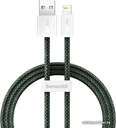 Кабель Baseus Dynamic 2 USB Type-A -Lighting (2 м, зеленый)