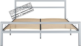 Кровать Князев Мебель Наргиз НЗ.120.190.С (серый муар)