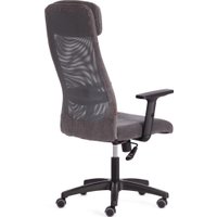 Офисное кресло TetChair Profit Plt флок/ткань (серый) в Солигорске