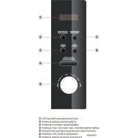 Микроволновая печь BBK 20MWG-732T/B-M