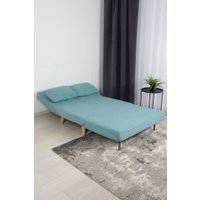 Диван DiArt Элли 1000 (велюр Selfie aquamarine/ножки светлые)