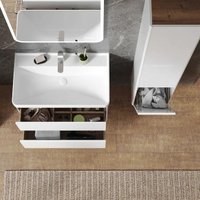  Briz Тумба с умывальником Сенсе 80 248 03-18080-20 00 БЕЛ