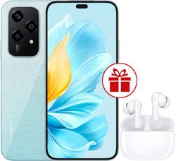 

Смартфон HONOR 200 Lite 8GB/256GB международная версия (мерцающий голубой) и HONOR CHOICE Earbuds X5 Lite (белый) в комплекте