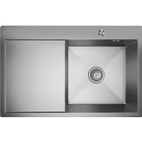 Кухонная мойка Mixline Pro 551878 правый (сатин, с сифоном)