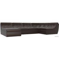 П-образный диван Лига диванов Холидей 101863 (коричневый)