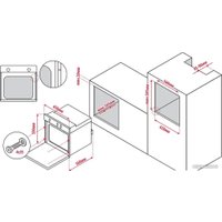 Электрический духовой шкаф Leran EO 4364 BG в Пинске