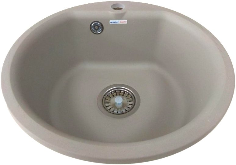 

Кухонная мойка GranFest SMART GF-SM435 (песочный)