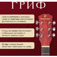 Акустическая гитара ROKSO FT-221-N