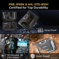 Планшет Oukitel RT8 (черный/оранжевый, с подставкой)