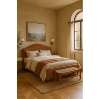 Кровать Sonit Dana 160x200 велюр River (07 пыльная роза)