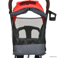 Коляска прогулочная «книга» Pituso Camino (черный/красный)